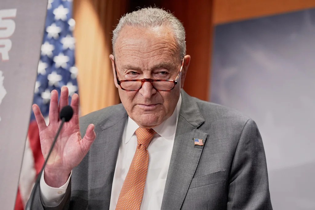 John Oliver mocks Chuck Schumer for repeatedly citing imaginary friends for years