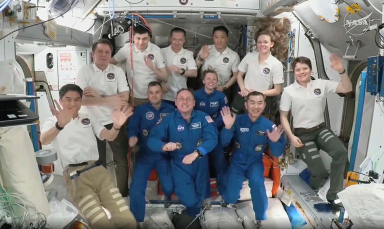 SpaceX delivers four astronauts to the International Space Station just 15 hours after launch