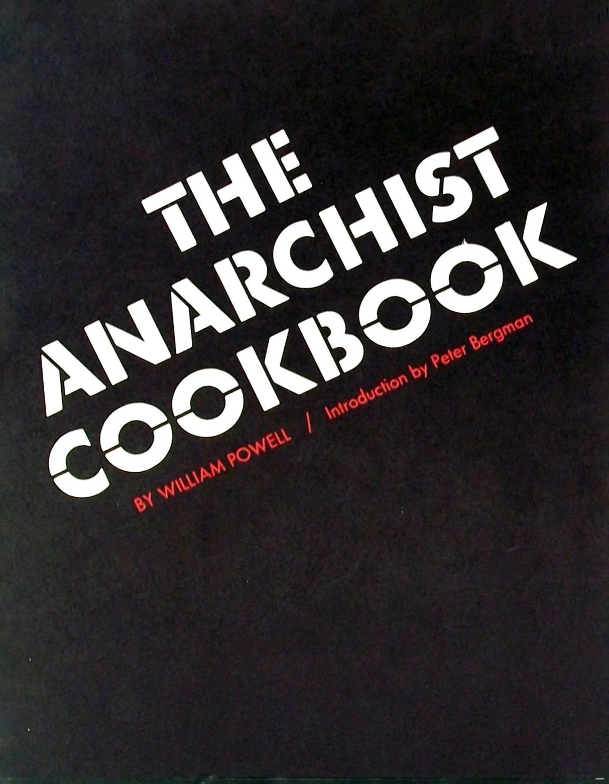 Cover of "The Anarchist Cookbook" written by William Powell