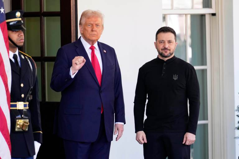 President Donald Trump welcomed Ukraine President Volodymyr Zelenskyy