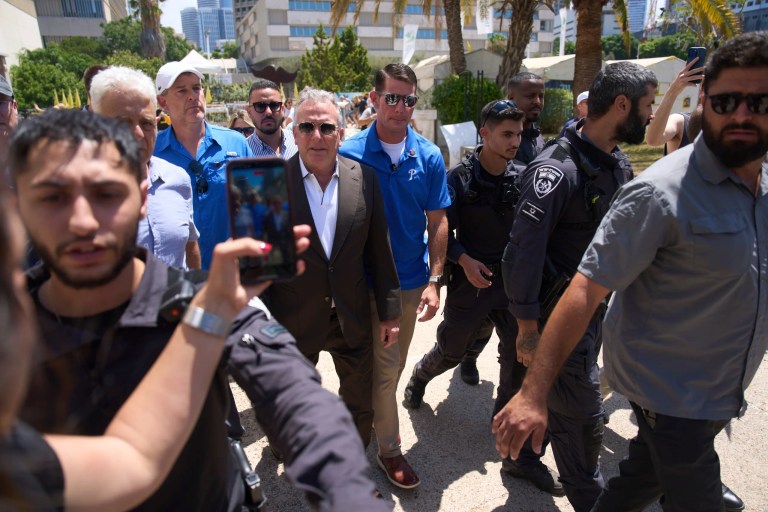 Oct. 7 hostage families stage emergency protest in Tel Aviv