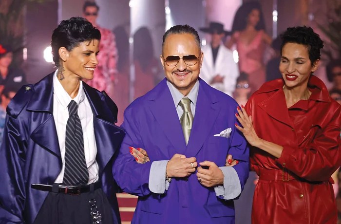 Fashion designer Willy Chavarria walks the runway at the end of the Willy Chavarria Menswear Spring/Summer 2026 show as part of Paris Fashion Week on June 27, 2025 (Thierry Chesnot/Getty Images)