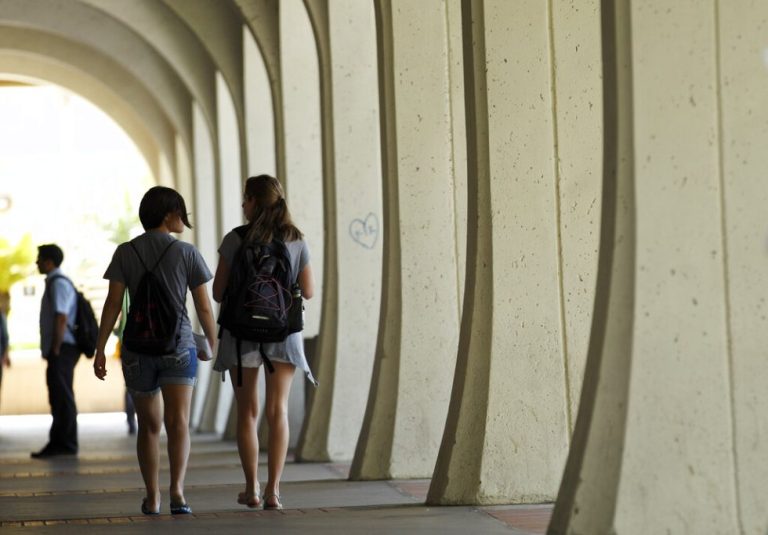 Students at San Diego State University.