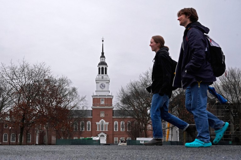 Students at Dartmouth College.