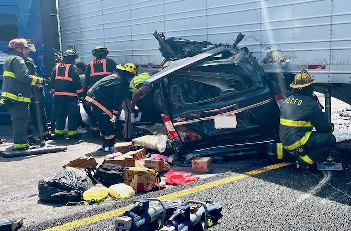 The driver in a fatal crash that resulted in the deaths of three people in St. Lucie County, Florida, has been identified as an illegal immigrant. (St. Lucie County Sheriff's Office)