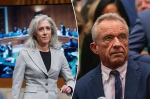 CDC Director Susan Monarez and RFK Jr.