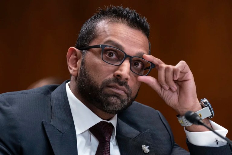 FBI Director Kash Patel testifies before Senate Committee on Appropriations - Subcommittee on Commerce, Justice, Science, and Related Agencies hearing to examine proposed budget estimates for fiscal year 2026 for the Federal Bureau of Investigation on Capitol Hill in Washington, Thursday, May 8, 2025.