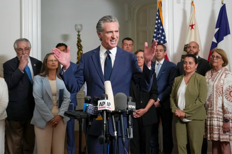 WATCH LIVE: Newsom unveils California redistricting effort at Los Angeles rally