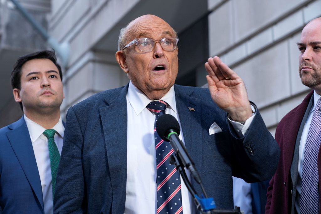 Giuliani ordered to pay $1.36 million in legal fees from efforts to overturn 2020 election