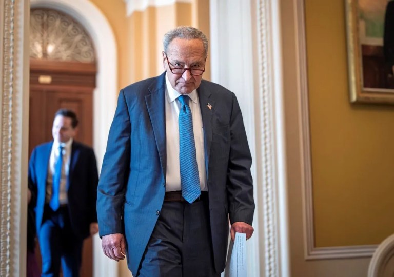 Schumer mocks Trump after senators head home with no deal on nominees