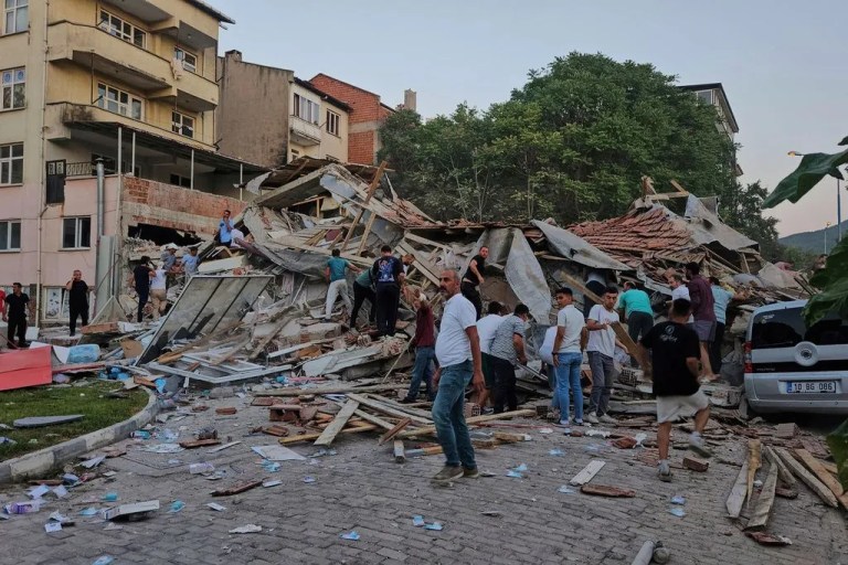 Magnitude 6.1 earthquake hits Turkey’s Balikesir province, killing one and collapsing buildings