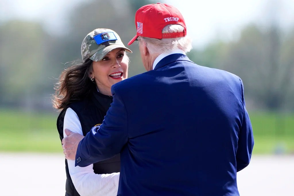 Whitmer makes another friendly pilgrimage to White House after viral photo-op skirmish
