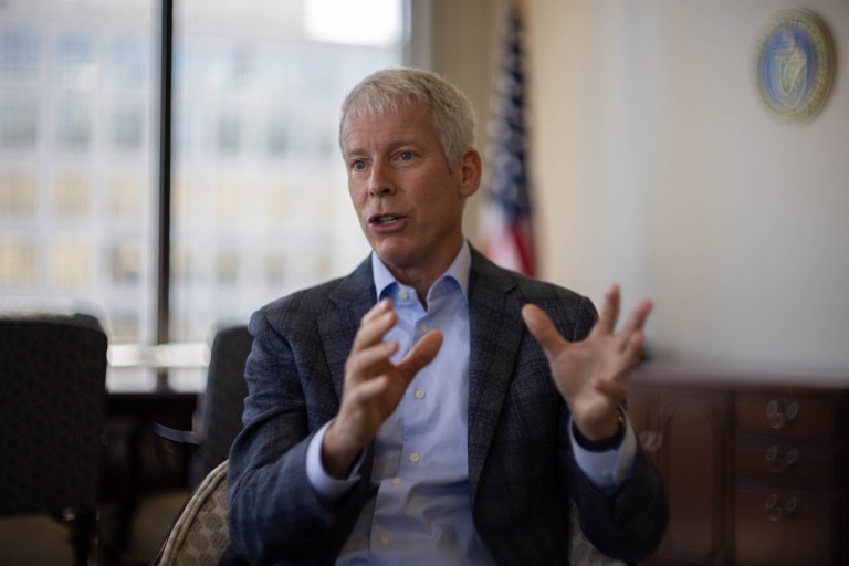 Secretary of Energy Chris Wright speaks to the Washington Examiner during an interview at his office in Washington D.C., Friday, August 22 , 2025.