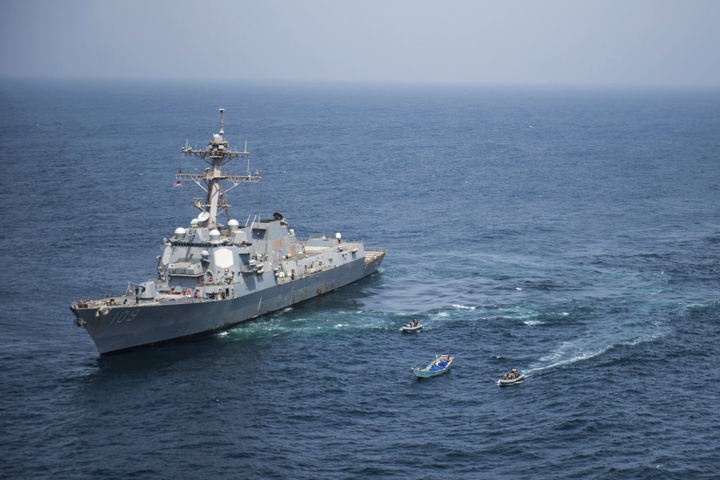 Pentagon warns Venezuela after claiming two military aircraft flew by Navy vessel
