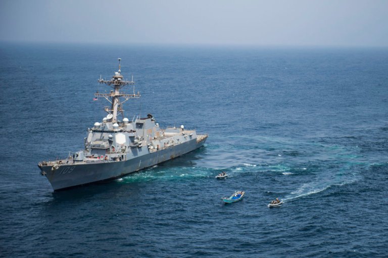 Pentagon warns Venezuela after claiming two military aircraft flew by Navy vessel