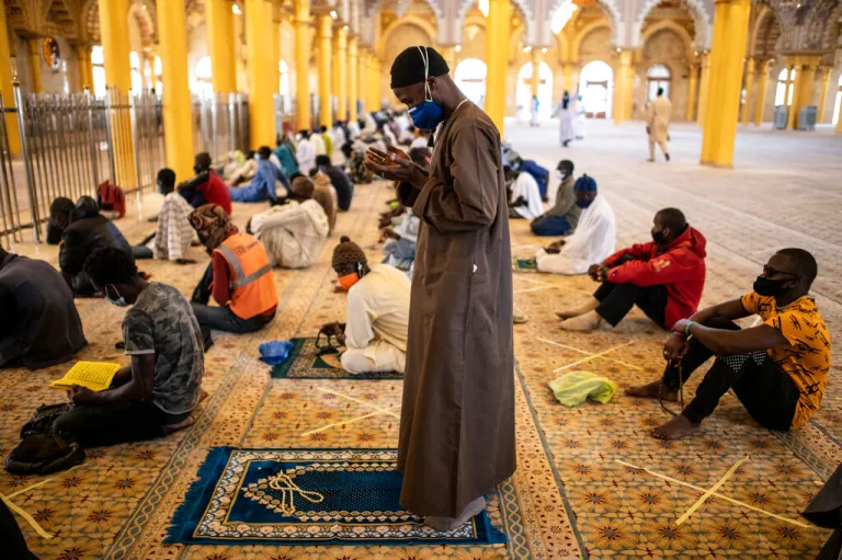 A mosque in Senegal in West Africa, 2020