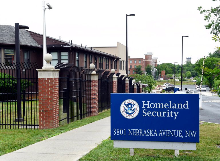 The Department of Homeland Security headquarters.