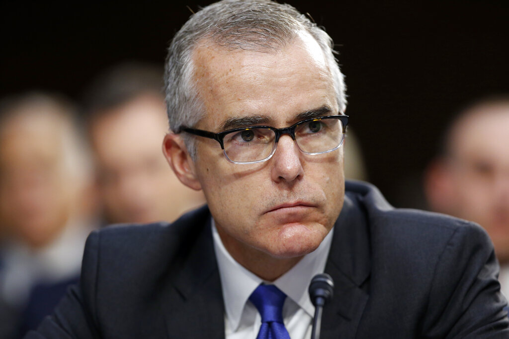 Comey’s number two Andrew McCabe says DOJ has not reached out about indictment