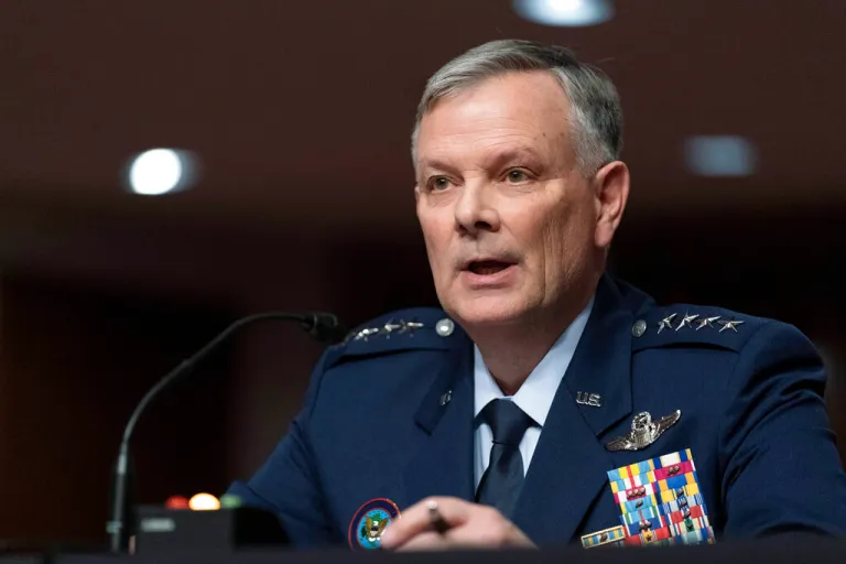 Gen. Glen VanHerck, commander of U.S. Northern Command and North American Aerospace Defense Command, testifies before the Senate Armed Services Committee.