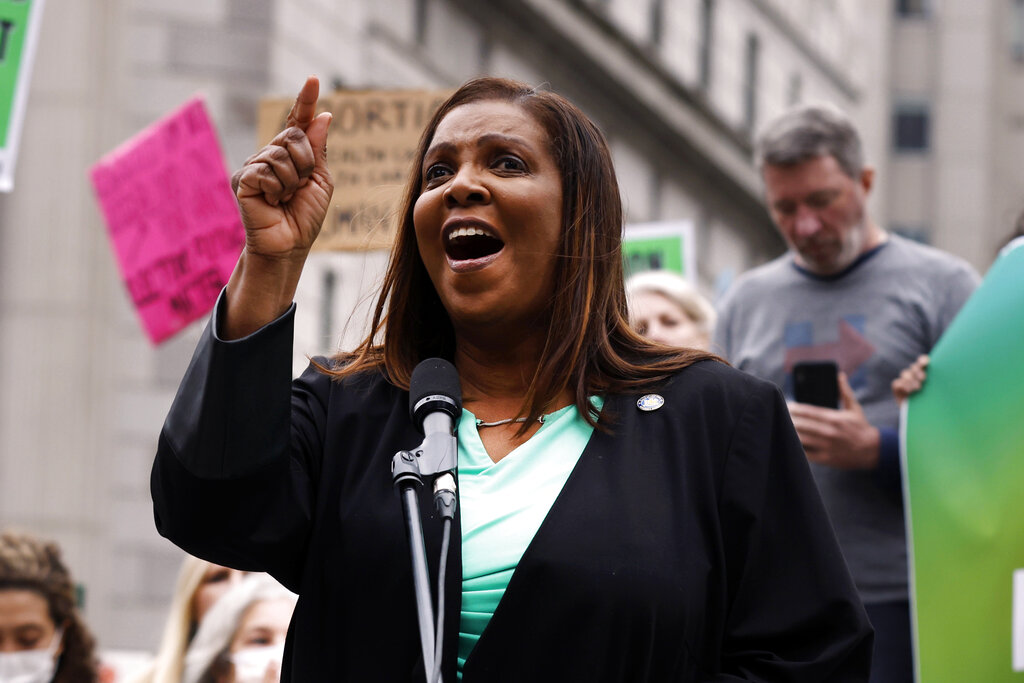 Letitia James intervenes in Texas lawsuit over New York’s abortion shield law