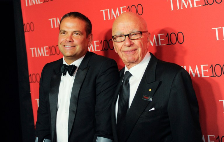 Lachlan Murdoch and Rupert Murdoch