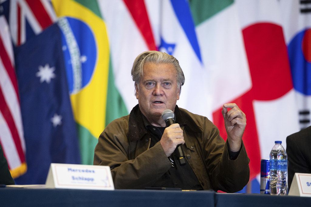 Steve Bannon gives four recommendations to Trump at NatCon conference 