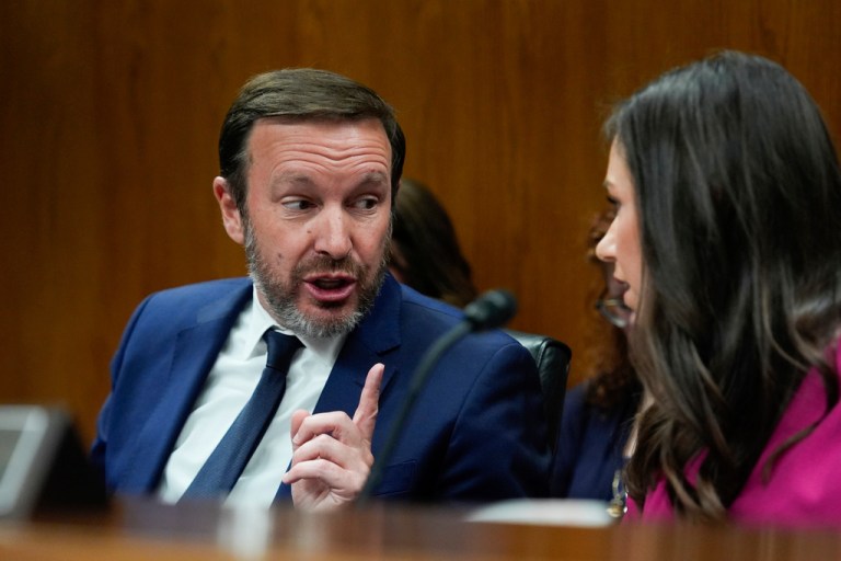 Chris Murphy speaks with Katie Britt.