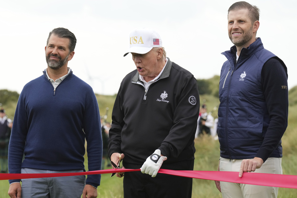 Eric Trump compares validity of father’s Epstein birthday note to ‘Russia hoax’