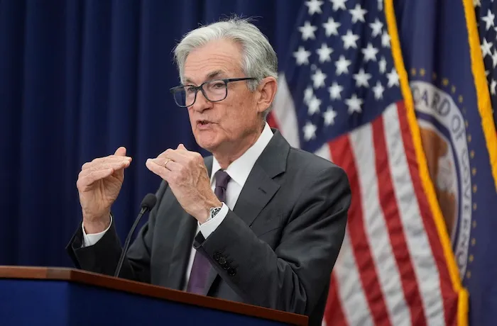 Federal Reserve Chairman Jerome Powell, speaks during a news conference following the Federal Open Market Committee meeting, Wednesday, July 30, 2025, in Washington.