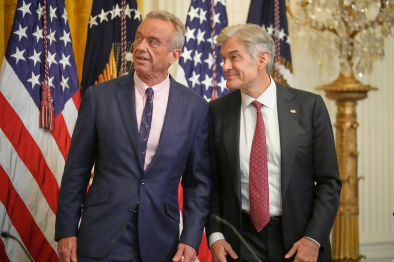 Health and Human Services Secretary Robert F. Kennedy Jr. and Centers for Medicare & Medicaid Services administrator Dr. Mehmet Oz.