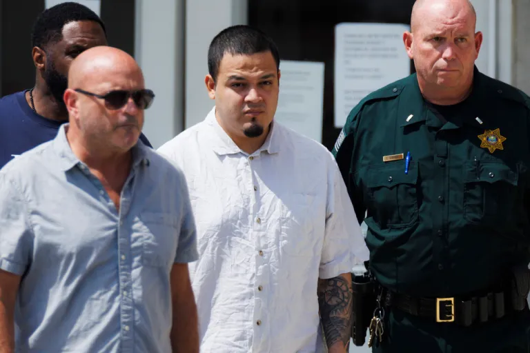 Kilmar Abrego Garcia leaves the Putnam County Jail.