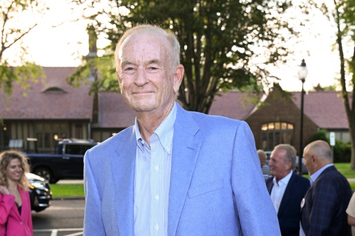 Bill O'Reilly attends The Center at West Park's "All the President's Men" reading at Guild Hall to benefit West-Park Presbyterian Church on Monday, Aug. 25, 2025, in East Hampton, N.Y.