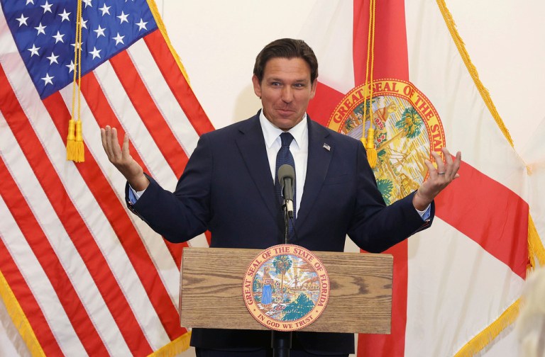 Florida Governor Ron DeSantis announces issuing 