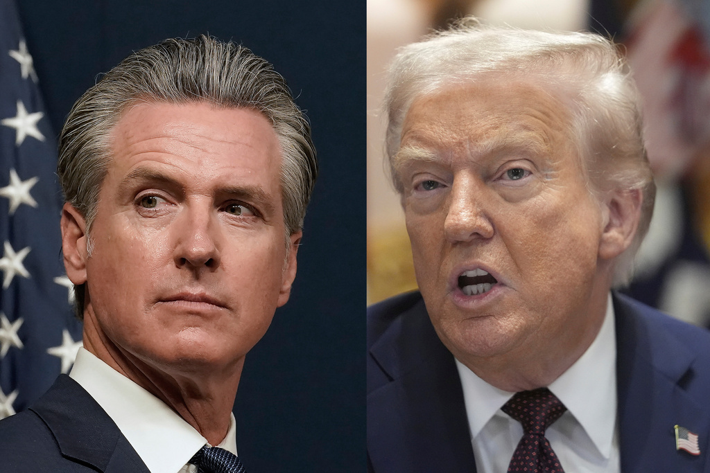 Trump posts video of Newsom sporting ‘Trump 2028’ hat