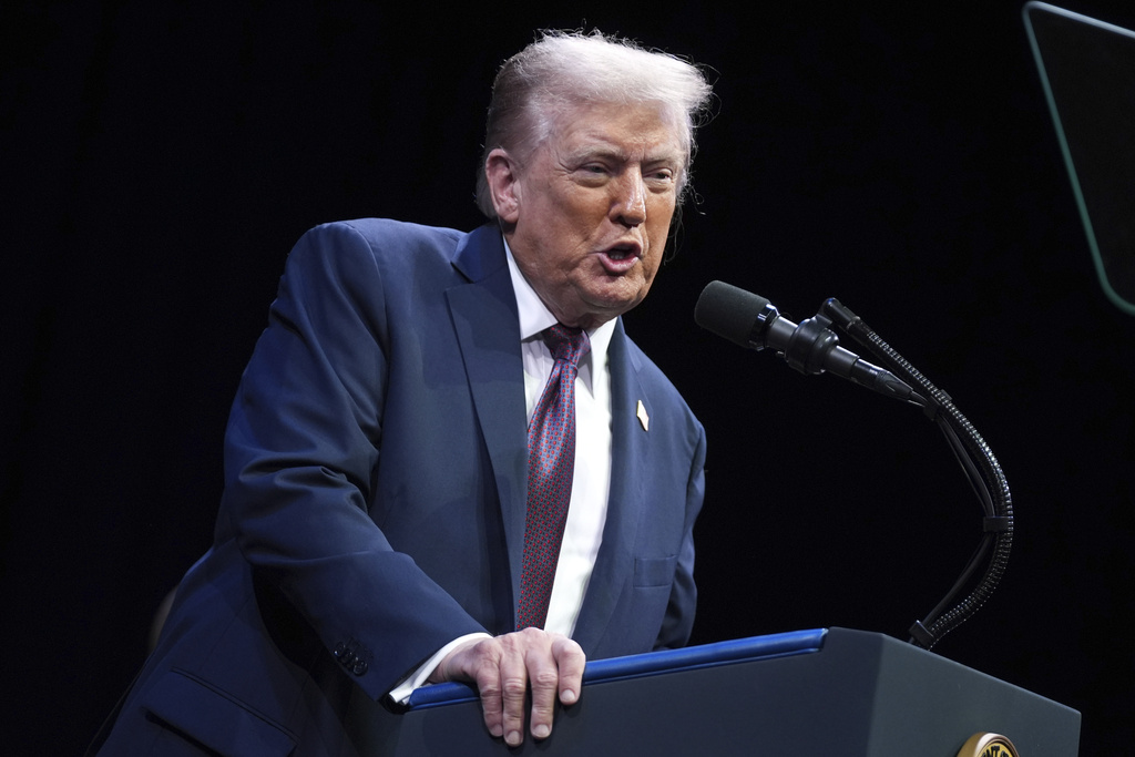 Trump donates family Bible and touts right to school prayer at White House religious event