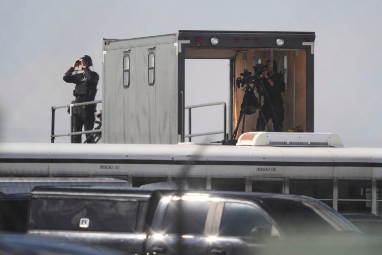 Police in Utah after Charlie kirk shooting