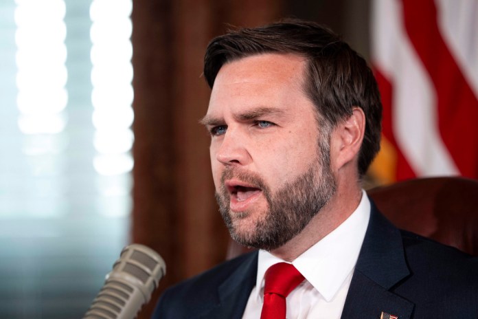 Vice President JD Vance hosts an episode of The Charlie Kirk Show.