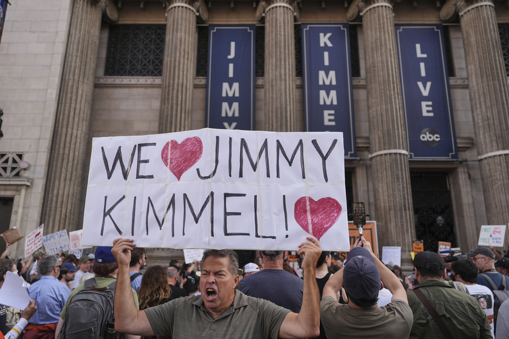 Sinclair says it won’t show Jimmy Kimmel after ABC announces host’s return