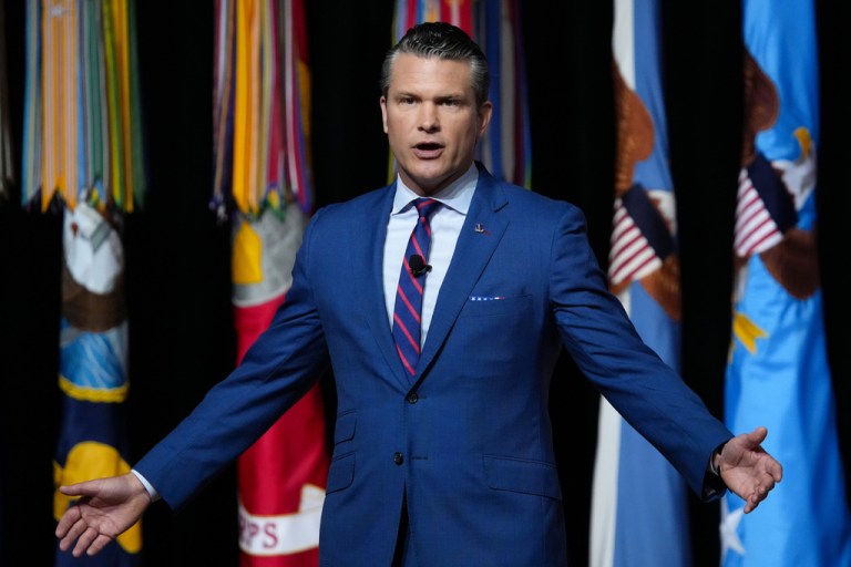 Secretary of War Pete Hegseth.