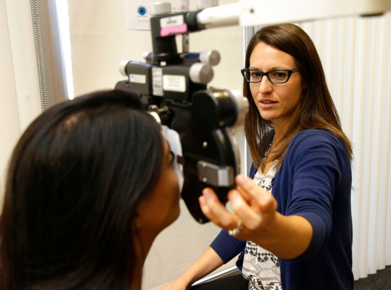 Optometrist visit, October 2024 (AP Photo/Rich Pedroncelli)
