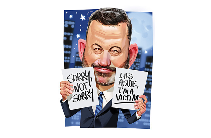 Jimmy Kimmel (Illustration by Alex Lakeview for the Washington Examiner)