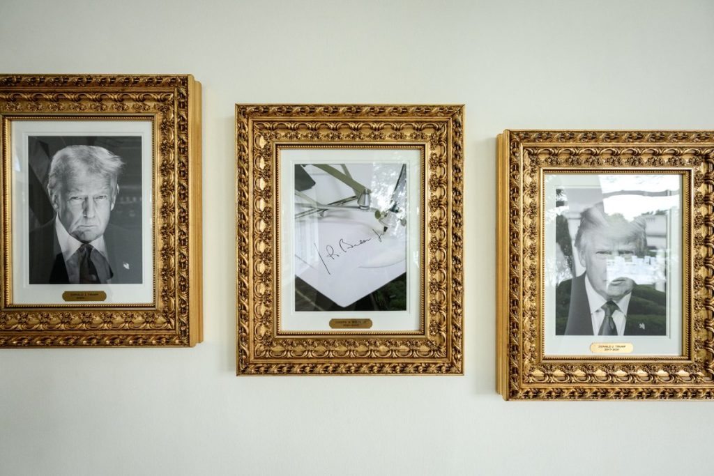 Trump White House swaps Biden for autopen in new Presidential Walk of Fame