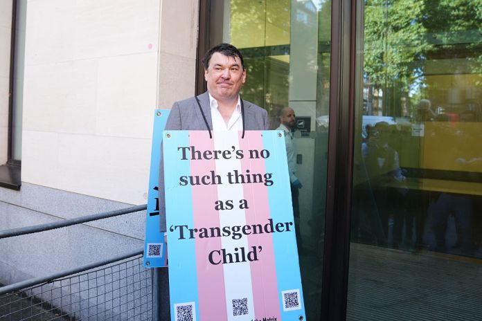 Father Ted co-creator Graham Linehan at Westminster Magistrates' Court, London, for his trial over an alleged harassment of a transgender woman. The 57-year-old denies harassing transgender woman Sophia Brooks and damaging her phone. Picture date: Thursday September 4, 2025. (Photo by Ben Whitley/PA Images via Getty Images)