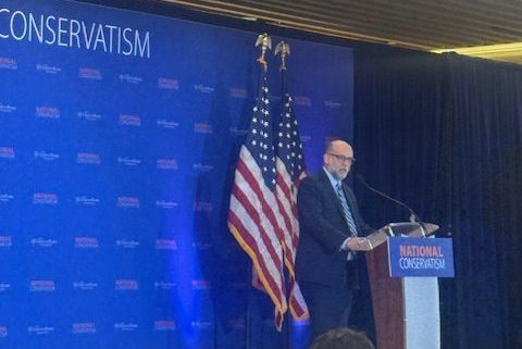 Russ Vought speaks at the National Conservatism Conference