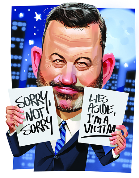 Kimmel, Jimmy - not sorry.byDean MacAdam.SMALLER