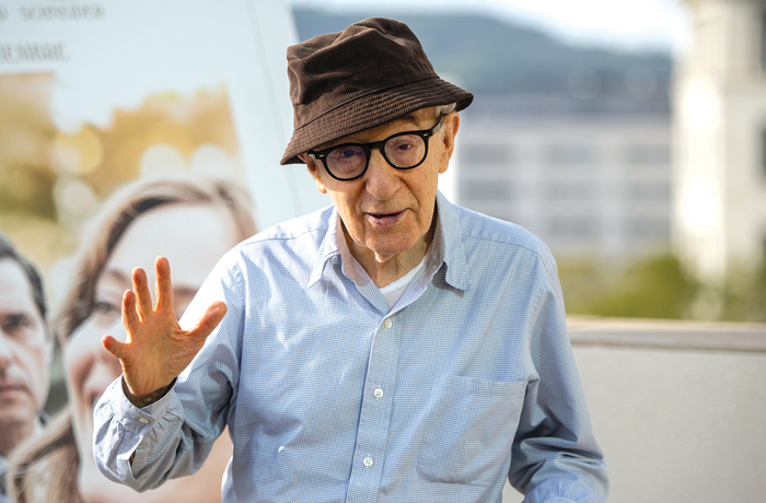 Woody Allen in Barcelona, Spain, 2023. (Lorena Sopena/Europa Press via Getty Images)