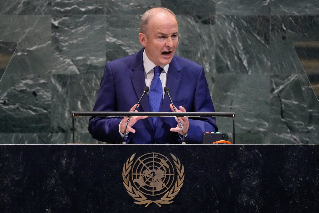 Irish leader calls Israel’s campaign in Gaza an ‘affront to human dignity’