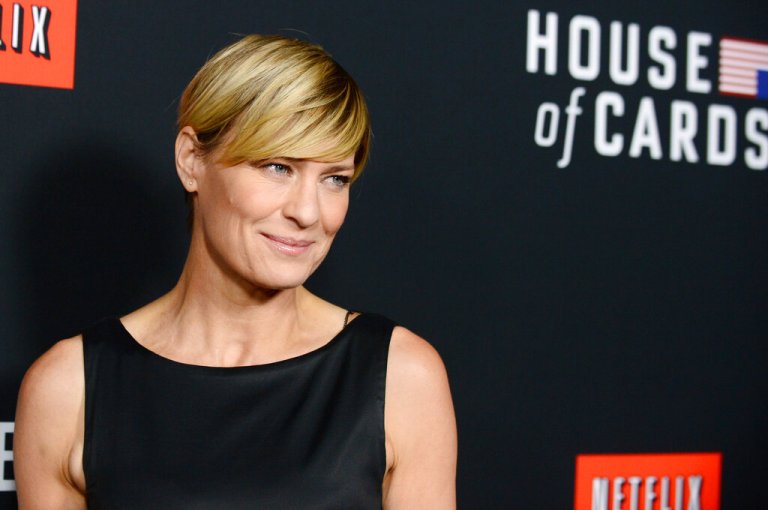 Robin Wright arrives at a special screening for season 2 of 