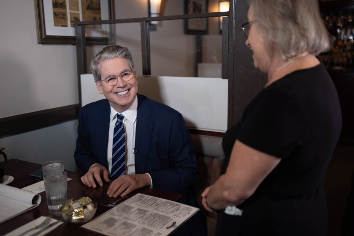 While most of the country was celebrating the holiday on Monday, the Treasury Secretary made three stops across the greater Washington, D.C. area to visit with and support restaurant workers who, like him, didn't get the day off, and pump up the "no tax on tips" provision nested inside President Donald Trump's "One Big Beautiful Bill." (Graeme Jennings/Washington Examiner)