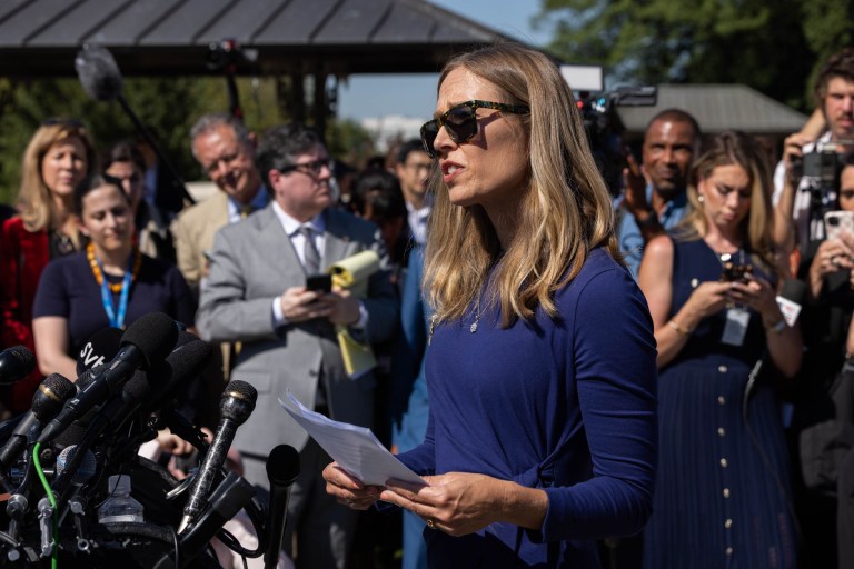 Several victims of Jeffrey Epstein were at a press conference for a bill advocating the release of information related to Epstein.